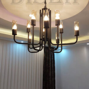 قیمت لوستر مشکی