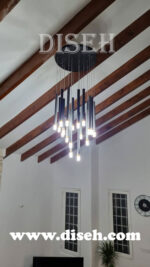 آویز مشکی طلایی