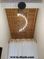 آویز مشکی طلایی