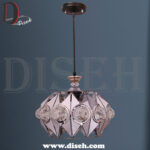 آویز تک شعله نقره ای