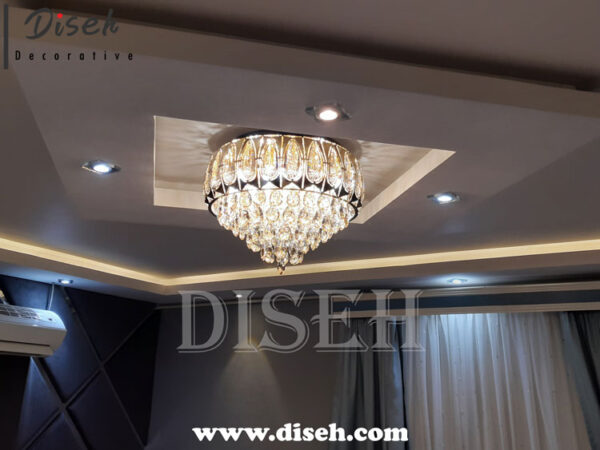 لوستر استیل طرح آینه