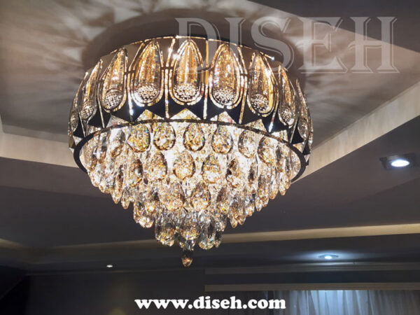 لوستر استیل طرح آینه