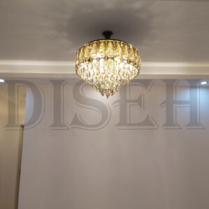 لوستر استیل طرح آینه