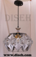 آویز تک شعله نقره ای