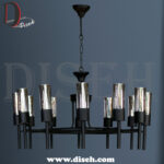 خرید لوستر مدرن با حباب دودی