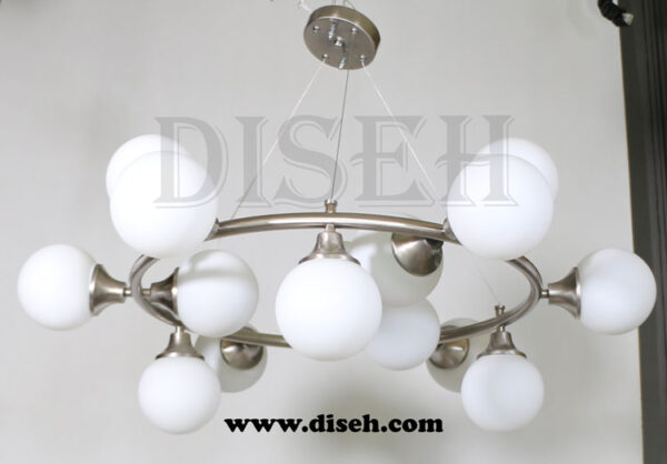 لوستر نقره ای مدرن