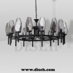 لوستر ساده مشکی