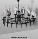 لوستر ساده مشکی