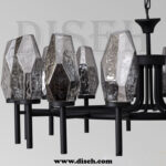 لوستر ساده مشکی