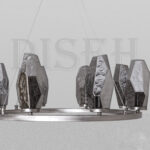 لوستر اروپایی نقره ای