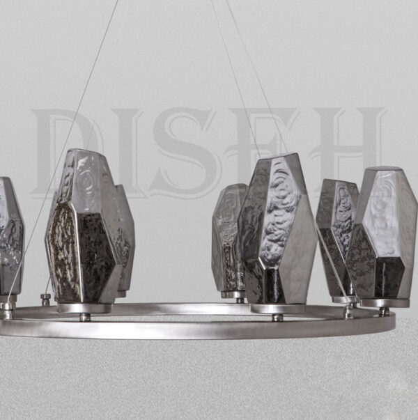 لوستر اروپایی نقره ای