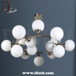 لوستر نقره ای مدرن