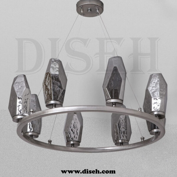 لوستر اروپایی نقره ای