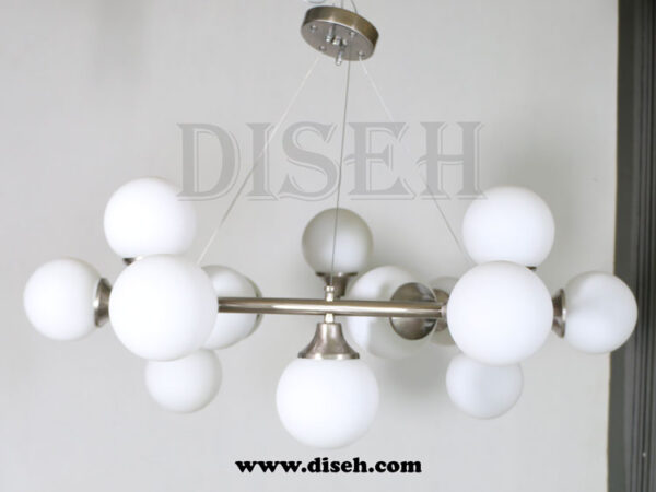 لوستر نقره ای مدرن