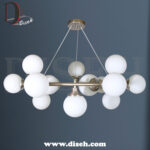 لوستر نقره ای مدرن