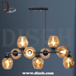 لوستر خطی مشکی