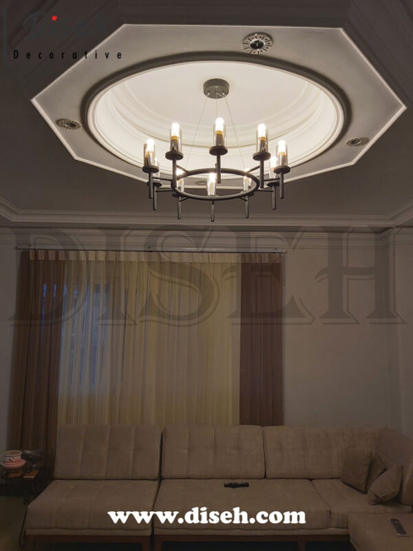 خرید لوستر مدرن با حباب دودی