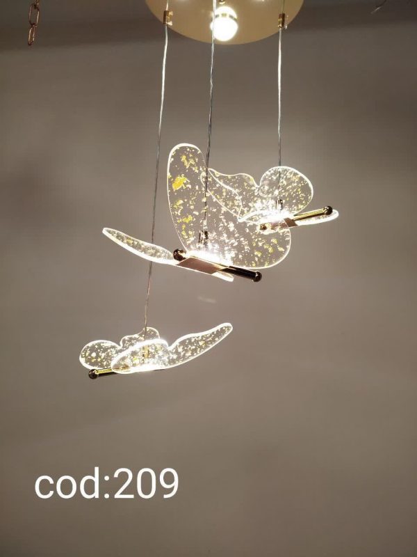 لوستر پروانه ای سه حالته