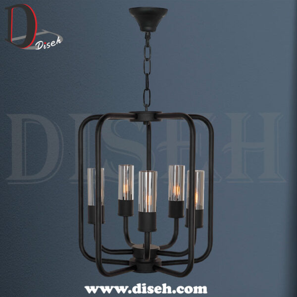 لوستر فانوسی مدرن 5 شعله