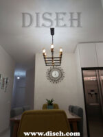 linear chandelier modern