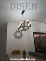 linear chandelier modern
