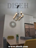 linear chandelier modern