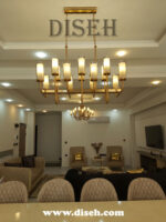 لوستر خطی مدرن حبابدار