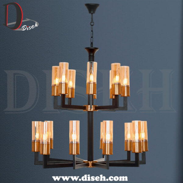 لوستر مدرن طبقاتی 18 شعله