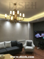 لوستر مدرن 12 شعله