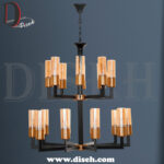 لوستر مدرن طبقاتی 18 شعله