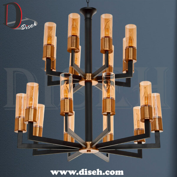 لوستر مدرن طبقاتی 18 شعله