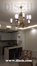 لوستر مدرن 12 شعله