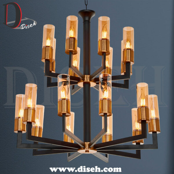 لوستر مدرن طبقاتی 18 شعله