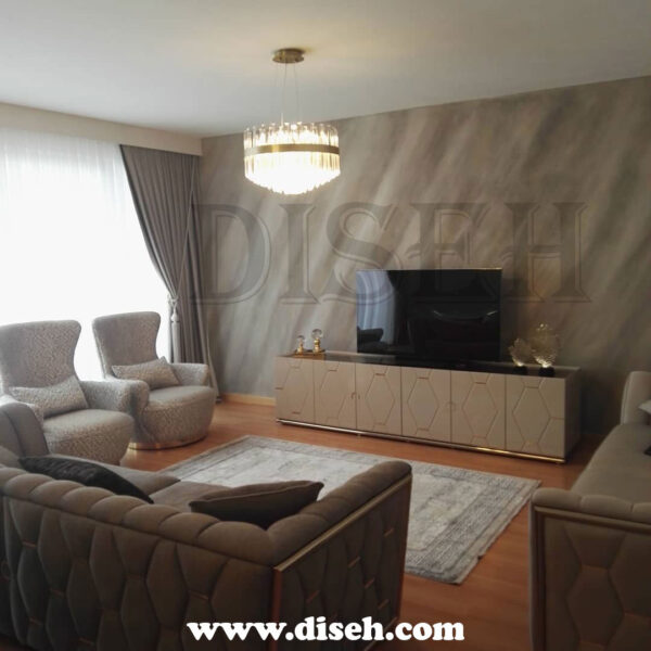 لوستر گرد کریستالی