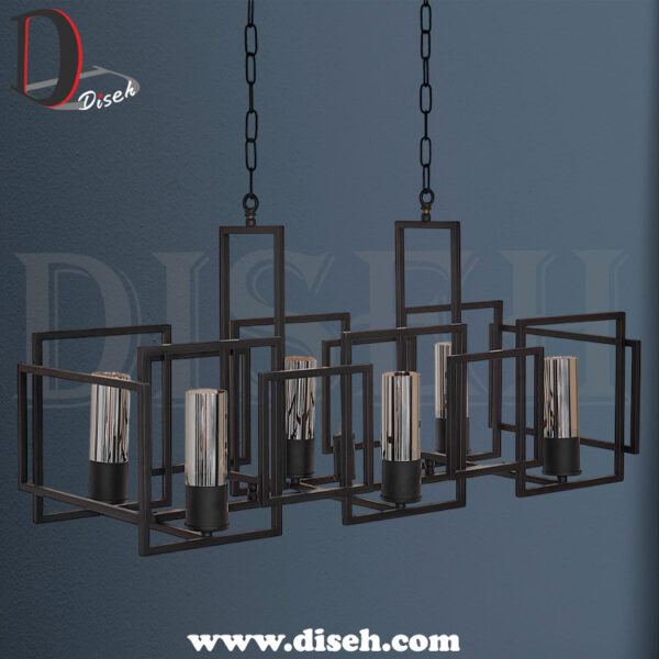 لوستر خطی مدرن مشکی