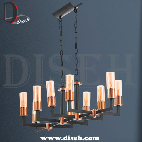 linear chandelier modern