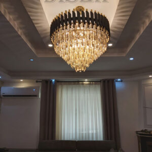 لوستر کریستالی طبقاتی برای فضای 35 تا 40 متری