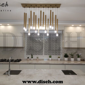 آویز 15 شعله خطی برای جزیره