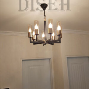 لوستر 8 شعله مدرن برای فضای کوچک