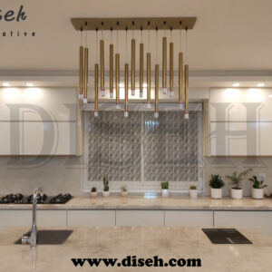 این لوستر در رنگ های طلا، نقره،مشکی،طوسی و سفید سفارش داد