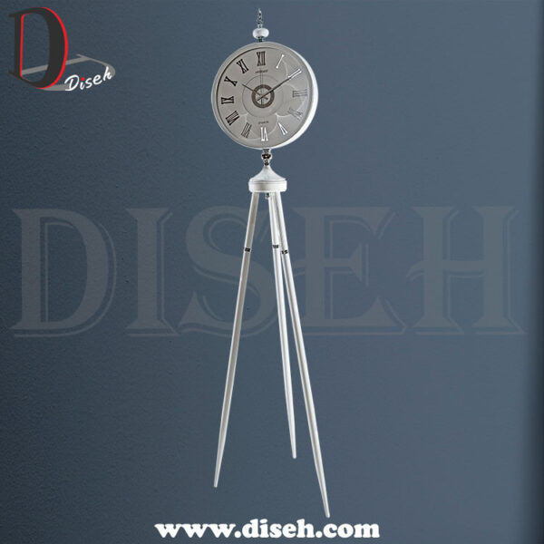 ساعت ایستاده فلزی جدید با رنگ سفید