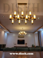 لوستر نئوکلاسیک برای میز ناهارخوری