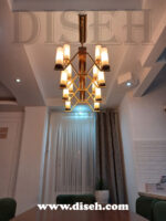 لوستر نئوکلاسیک برای میز ناهارخوری