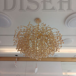 لوستر درختی سایز 80 طلایی