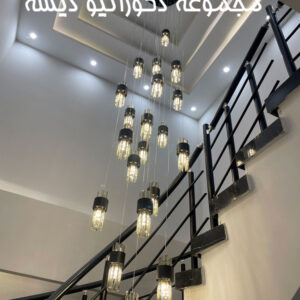 قیمت لوستر راه پله دوبلکس