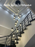 قیمت لوستر راه پله دوبلکس