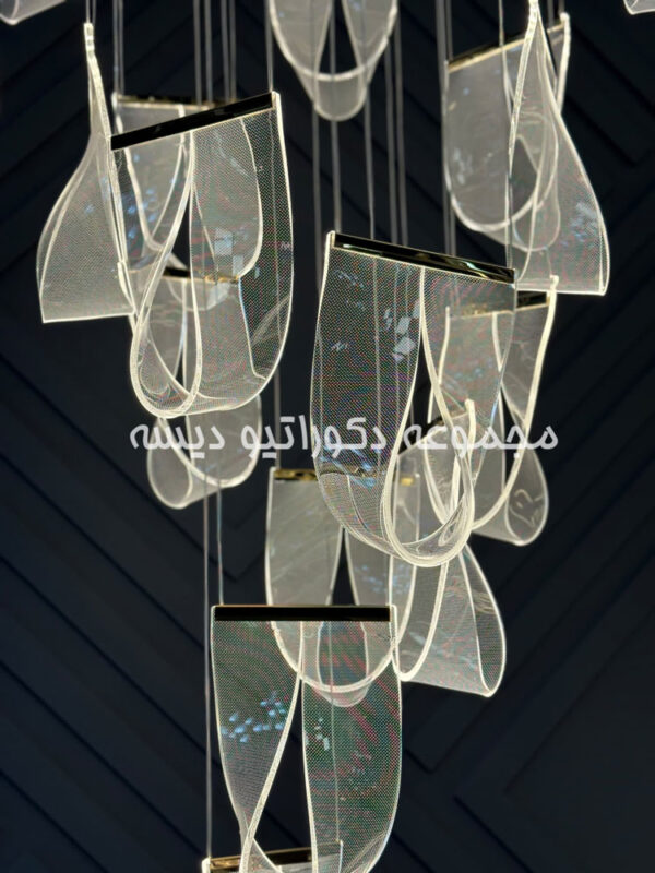 لوستر آویز برای فضاهای بلند