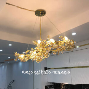 لاینر نئوکلاسیک باکریستال سفید و عسلی