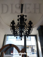 لوستر خطی باکارا مشکی