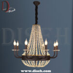 لوستر گلابی مشکی